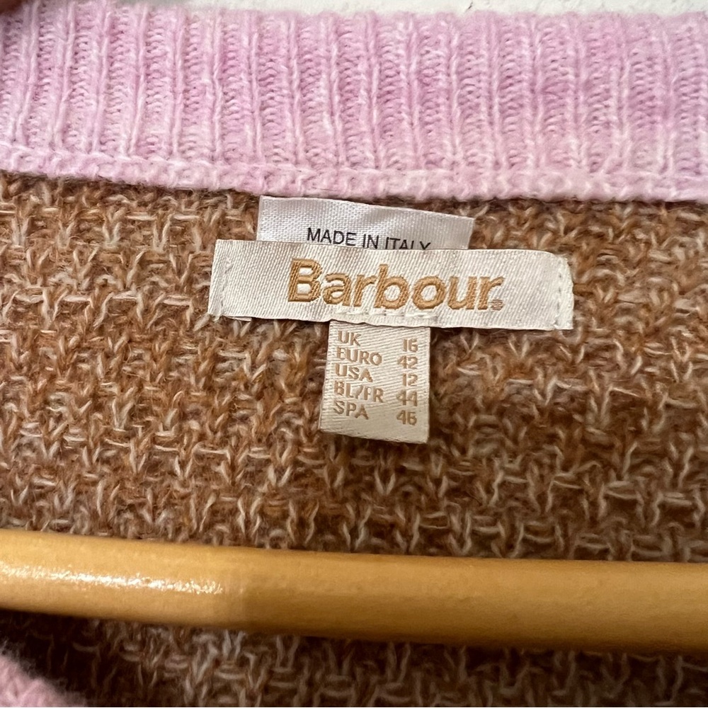 Barbour women’s Wool-Blend crewneck Sweater size 12 - Picture 2 of 7